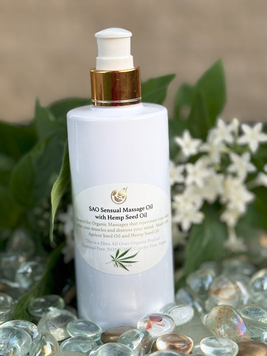 Hemp Apricot Sensual Massage Oil